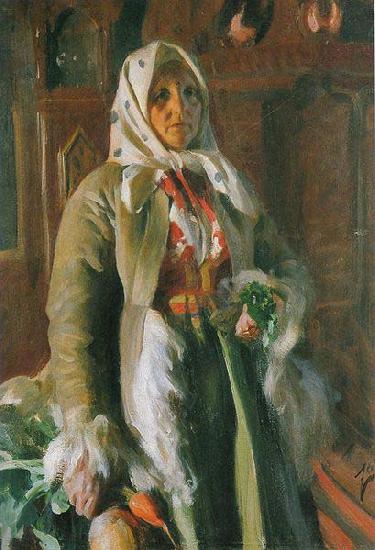 Anders Zorn Mona oil painting image